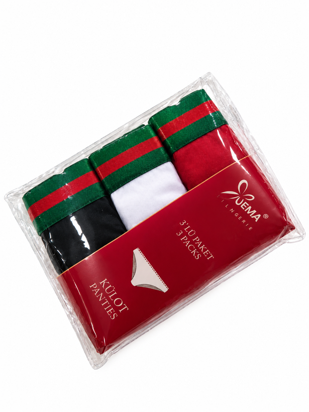 پک سهتایی شورت نخی Gucci کد 405